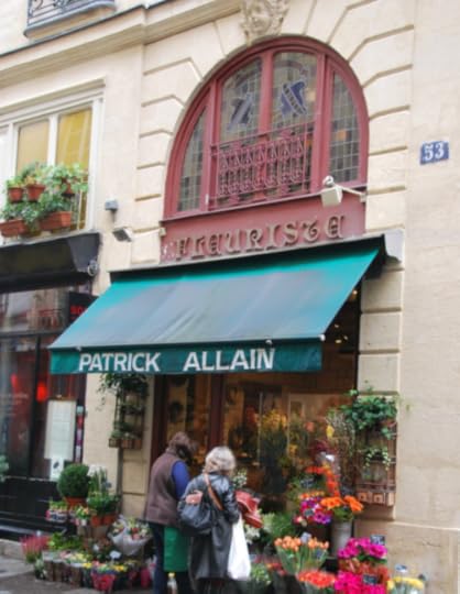 Ile st. louis in Paris, at the fleuriste's (c) Kristin Espinasse