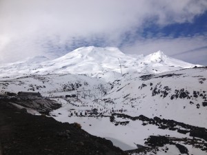 Turoa Ski field, Mt Ruapehu, where I skied (one time only!) 20 years ago!