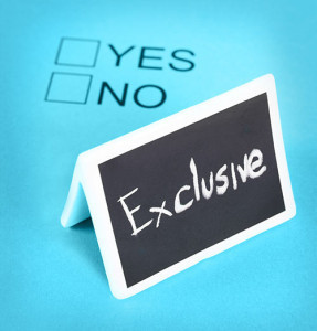exclusive