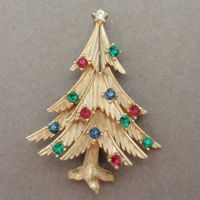 trifari tree pin