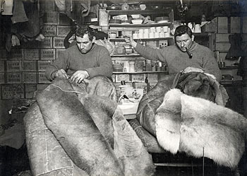 Scott - mending sleeping bags