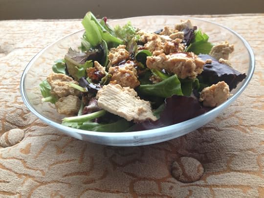 teriyaki unchicken salad vegan