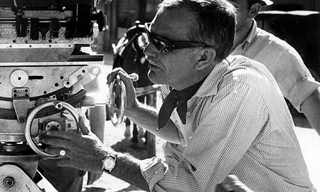 Sam Peckinpah on the set of The Wild Bunch