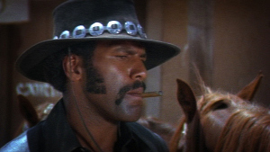 Fred Williamson in Boss, an obvious reference