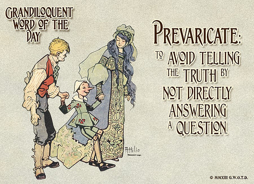 PREVARICATE