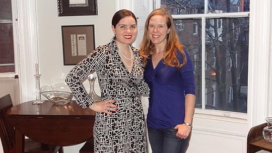 Jenni and Jenny on the night of the Match.com party. 