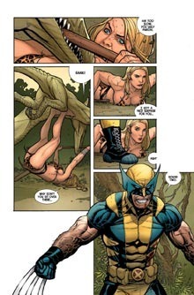 FRANK CHO Savage Wolverine Shanna