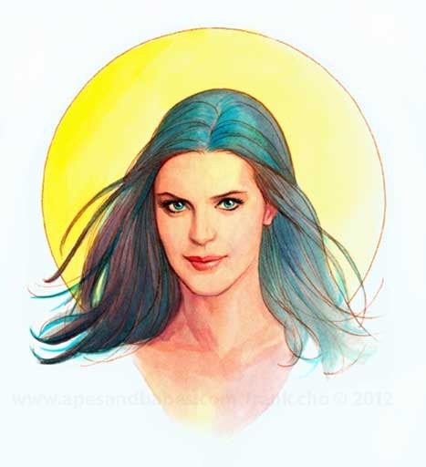 Michelle-Ryan color sketch FRANK CHO