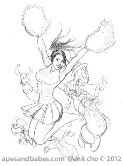 FRANK CHO Brandy Cheerleader 2012