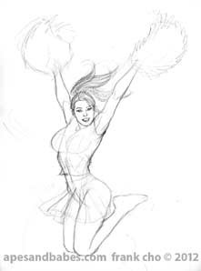 Frank Cho Brandy Cheerleader 2012