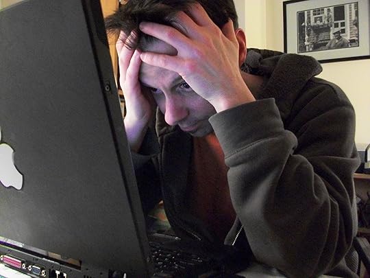 Dark night of the writer's soul.