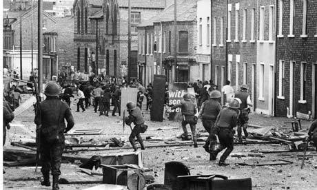 Confrontation In Belfast Northern Ireland