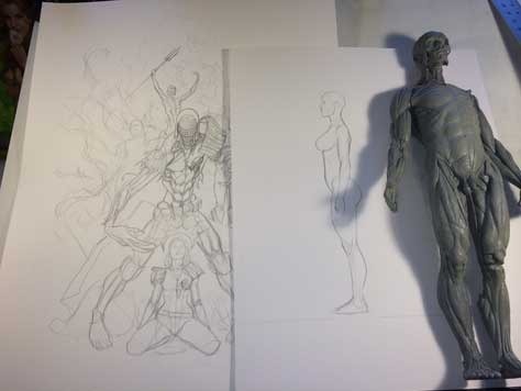 Drawing Beautiful Women: The Frank Cho Method, Kickstarter, cover art