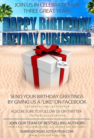 lazyday birthday flyer
