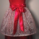 candy cane apron