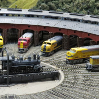 Nice detail of a railway roundabout.