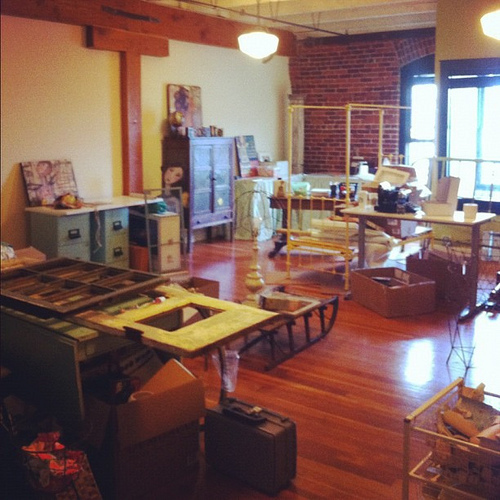 Current view. Moving in to new studio/office!