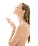 Woman in the shower