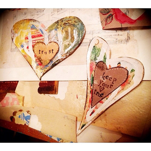 #Thingsitellmyselfoften Finishing hearts today! #ilovemyjob