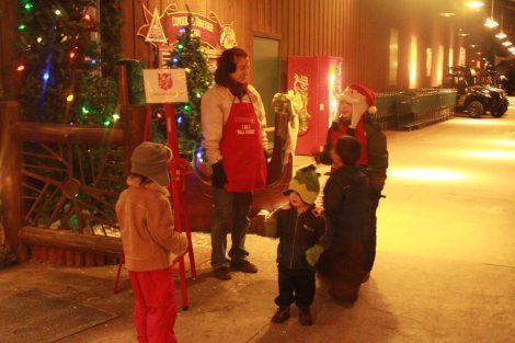 (And they marched in circles in front of the door. Not getting past this bunch without acknowledging them.)