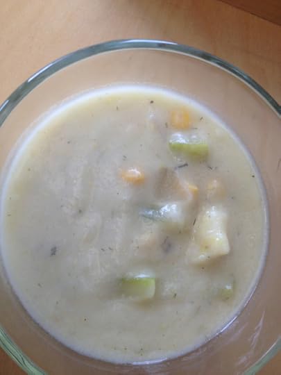 vegan corn zucchini chowder