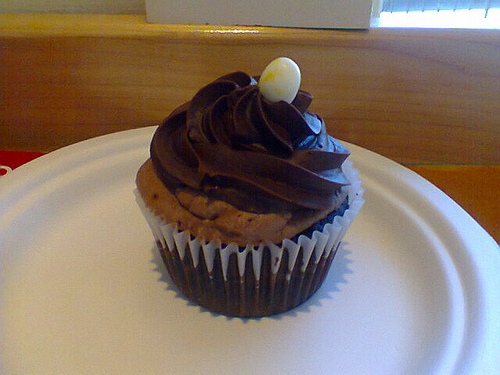 Crackacino cupcake