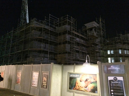 Universal orlando Wizarding world Harry potter Diagon alley construction