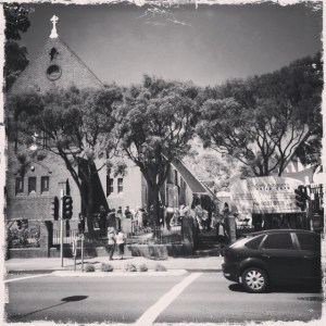 Unbroken being filmed at our local church
