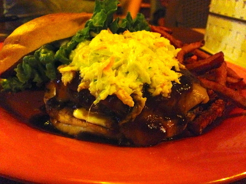 AWWWWWWW PORK OUT (with sweet potato fries)