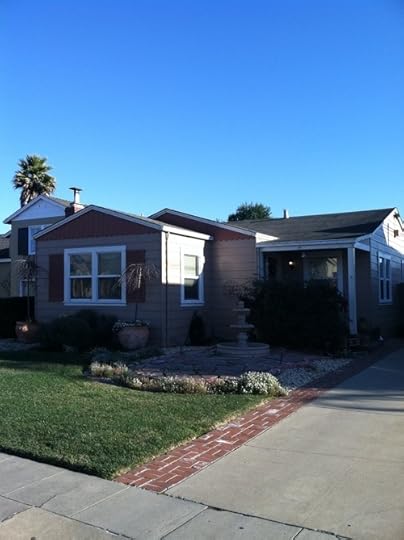 Nanny & Poppy's house now, Dec 2013, looks pretty much the same as it did <br />back then. Except that the fountain stands where my loquat tree once did