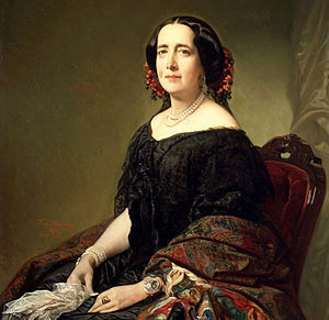 Español: Retrato de Gertrudis Gómez de Avellan...