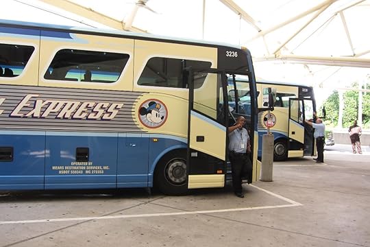 If you're staying on Disney property, you qualify for free transportation from the airport to your hotel.