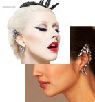 Elf rhinestone ear cuff