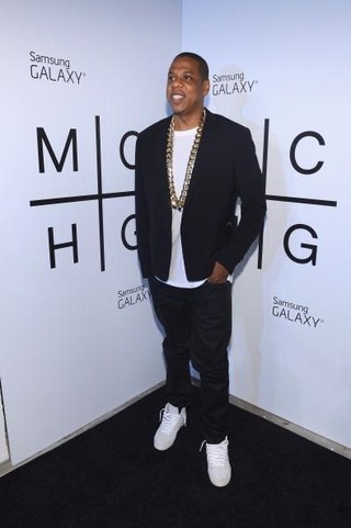 Jay-Z attends Jay-Z and Samsung Mobile's celebration of the Magna Carta Holy Grail album