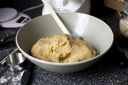 knead the dough right in the bowl
