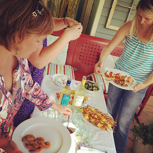 Backyard yum with @aliedwards