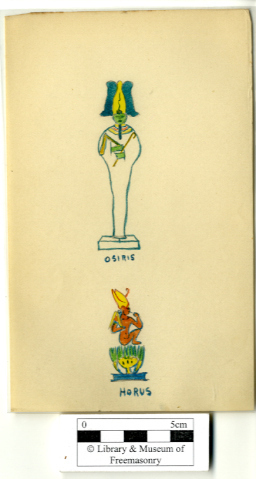 Osiris and Harpocrates