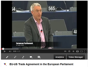 Exchange of views with Commissioner De Gucht on transperency and TTIP