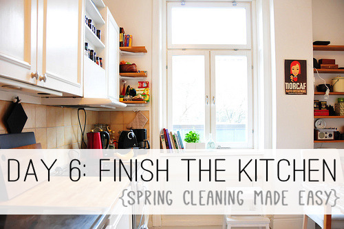 Day 6: Finish the Kitchen {Spring Cleaning Made Easy} at lifeyourway.net