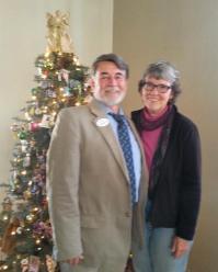 Larry Edwards and his wife, Janis, at the SVLP Holiday Memorial.