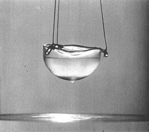 English: The liquid helium is in the superflui...