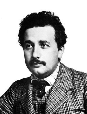 English: German-born theoretical physicist Alb...