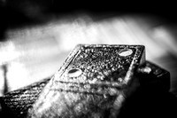 Domino showing two and blank