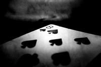 Eight of spades playing card