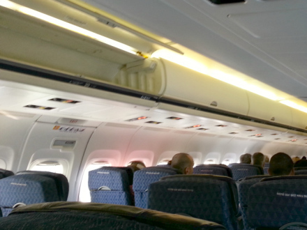 Inside Airplane