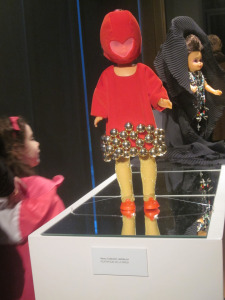 Foreground: an Agatha Ruiz de la Prada-designed outfit for Nancy.