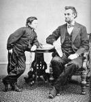 Abraham and Tad Lincoln
