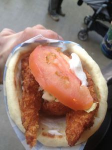 Schnitzel wrap