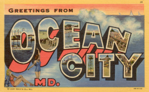 Ocean City Postcard
