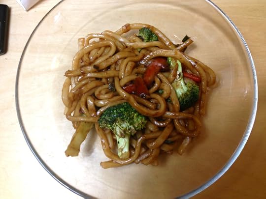 fast vegan udon teriyaki